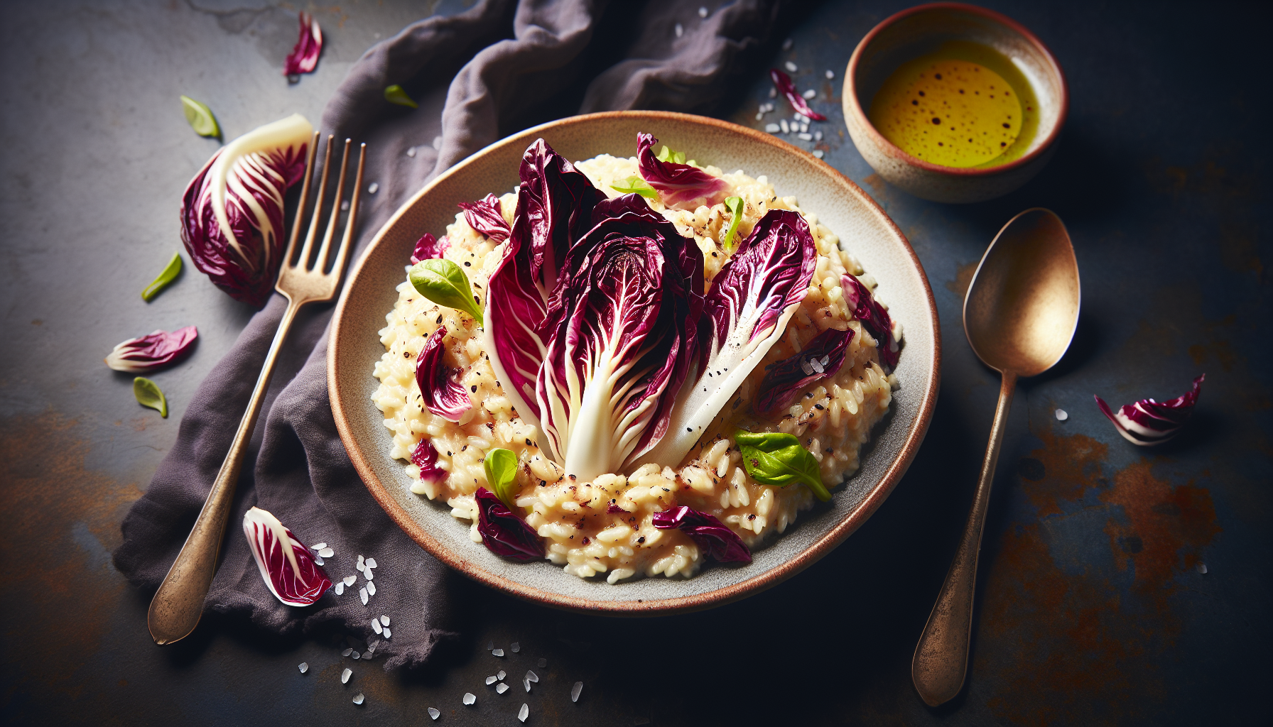 riso con radicchio